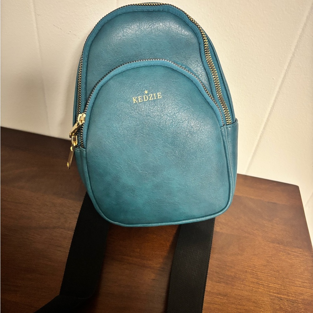 Kedzie Teal Mini Backpack Purse